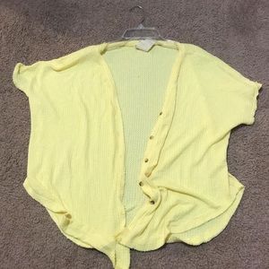 a cute little yellow sweater